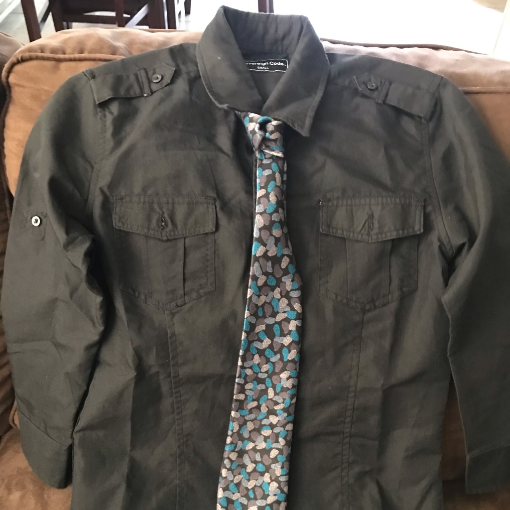 Button Up & Tie